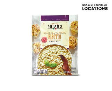 Priano Four Cheese Roasted Garlic Or Asparagus Risotto Aldi Us
