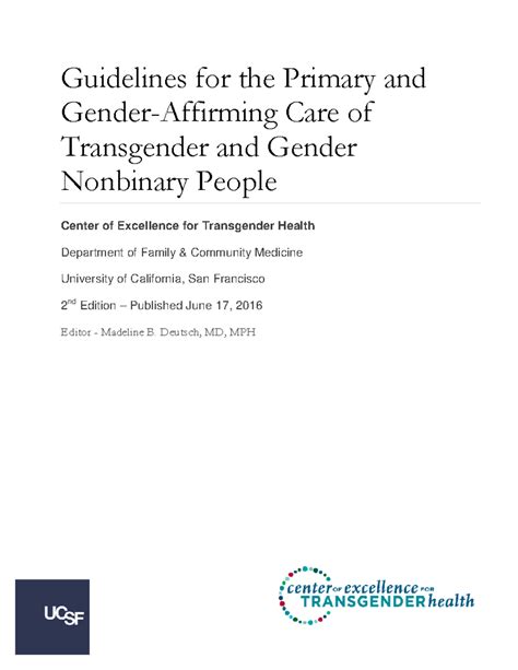 Primary Care Of Transgender And Gender Nonbinary Patients Ppt Video