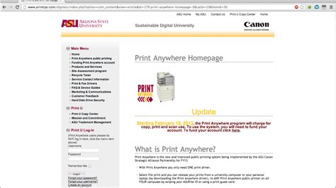 5 Ways Print Anywhere ASU
