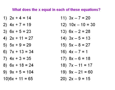 Printables 2 Step Algebra Equations Worksheets Tempojs Thousands Of