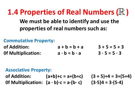 Properties Of Real Numbers Ppt Video Online Download