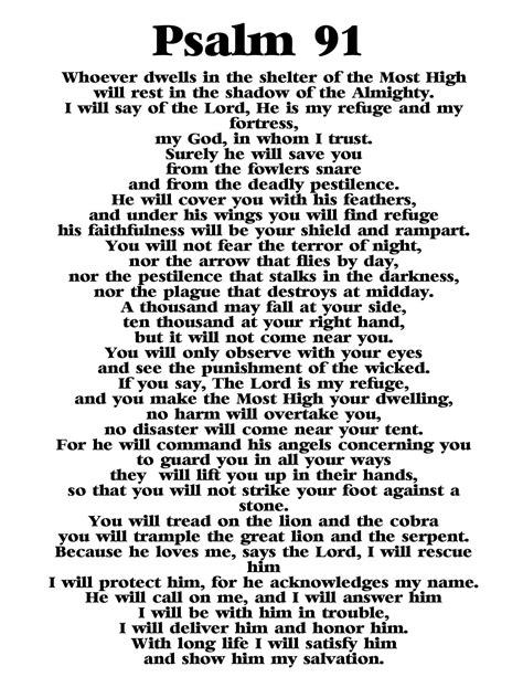 7 Promises of Psalm 91