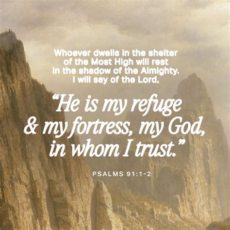 Psalms 91 2 Psalms 91 2 Trust Me Bible Verses Prayers Lord Wisdom