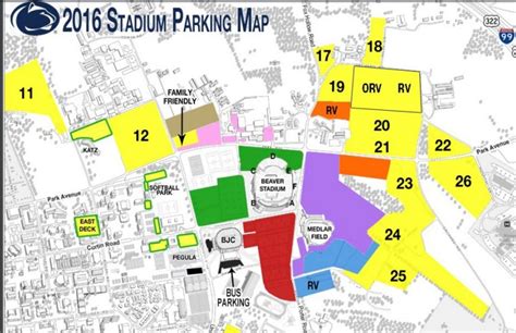 PSU Parking Map Guide