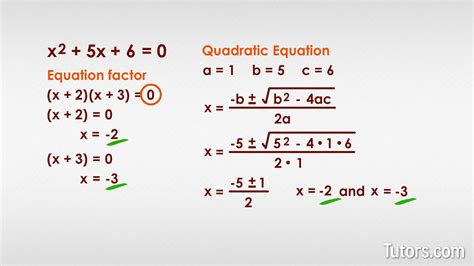 5 Quadratic Formula Examples