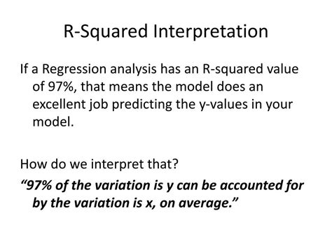 R Squared Of A Linear Regression Definition And Interpretation