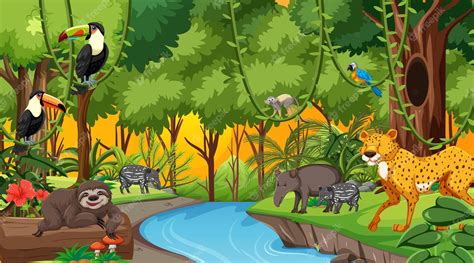 Rainforest Animals Clipart