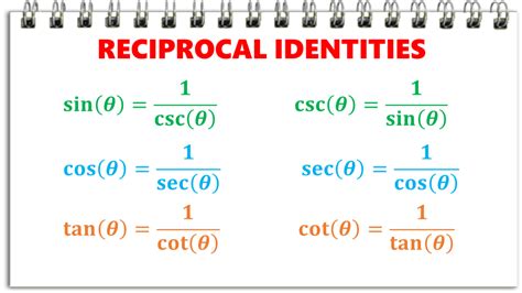Reciprocal Identities In Trigonometry With Examples Owlcation