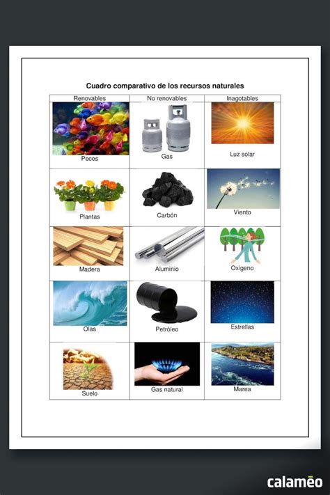 Recursos Renovables Y No Renovables Artofit