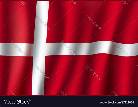 Red Flag With White Cross