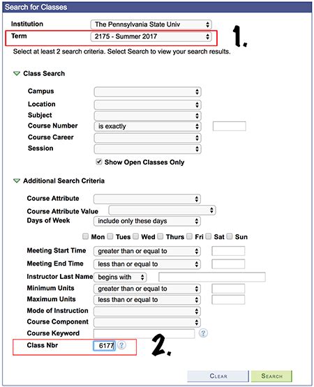 Registration Instructions Penn State Harrisburg