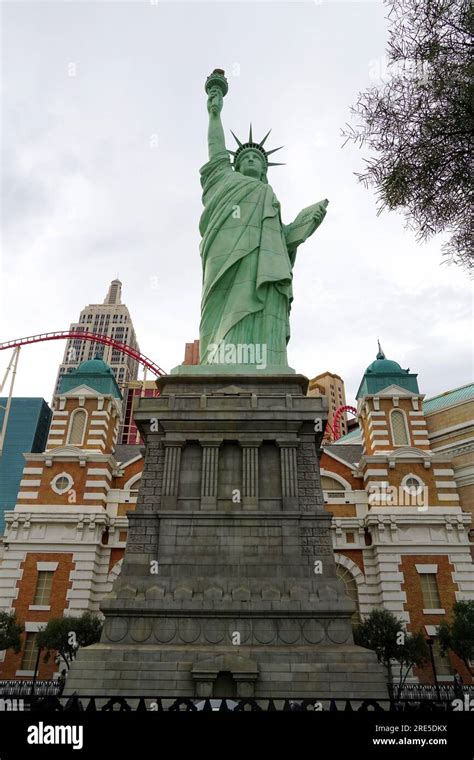 Replica Statue Of Liberty At New York New York Hotel Casino On Las