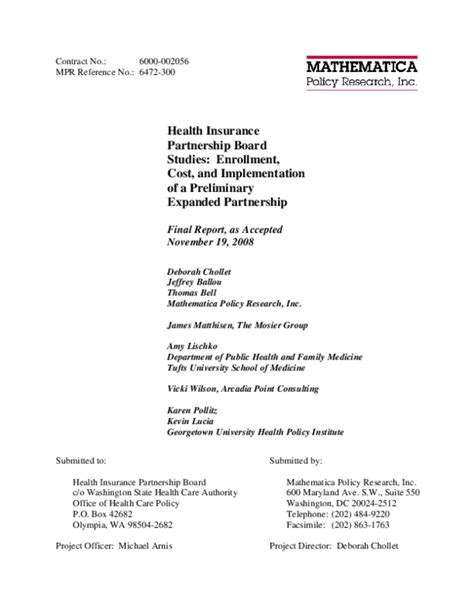 Report Owner Health Insurance On Partnership