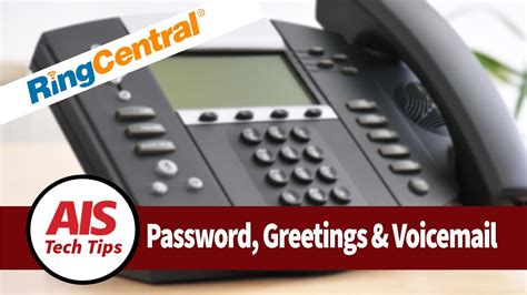 Ringcentral How To Reset Password Greetings Voicemail Youtube