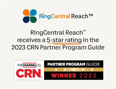 Ringcentral Reach Receives A 5 Star Rating In The 2023 Crn Partner