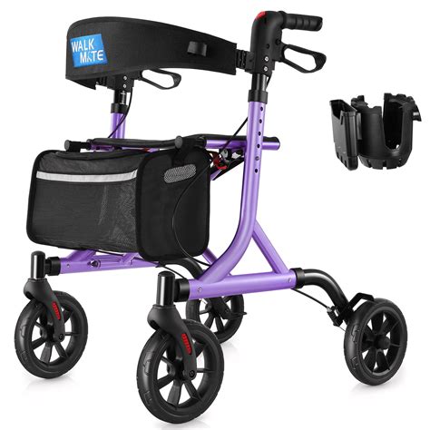 Rollator Walker with Seat for Easy Mobility