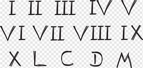 Roman Numerals Transparent Png Pictures Free Icons And Png Backgrounds