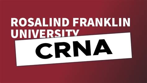 Rosalind Franklin University Crna School Crna Career Pro