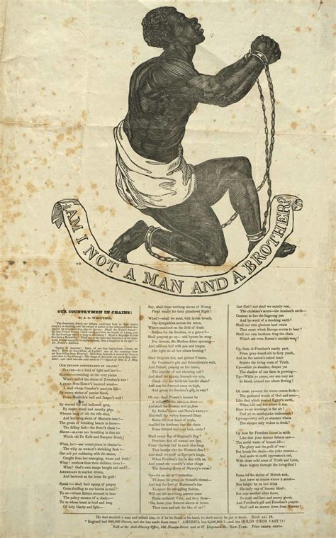 Rowan And Rowan Am I Not A Man And A Brother