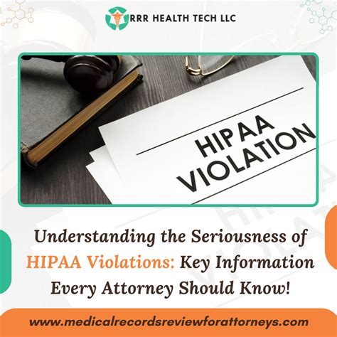 Rrr Health Tech Llc On Linkedin Hipaaviolations Legaloutcomes