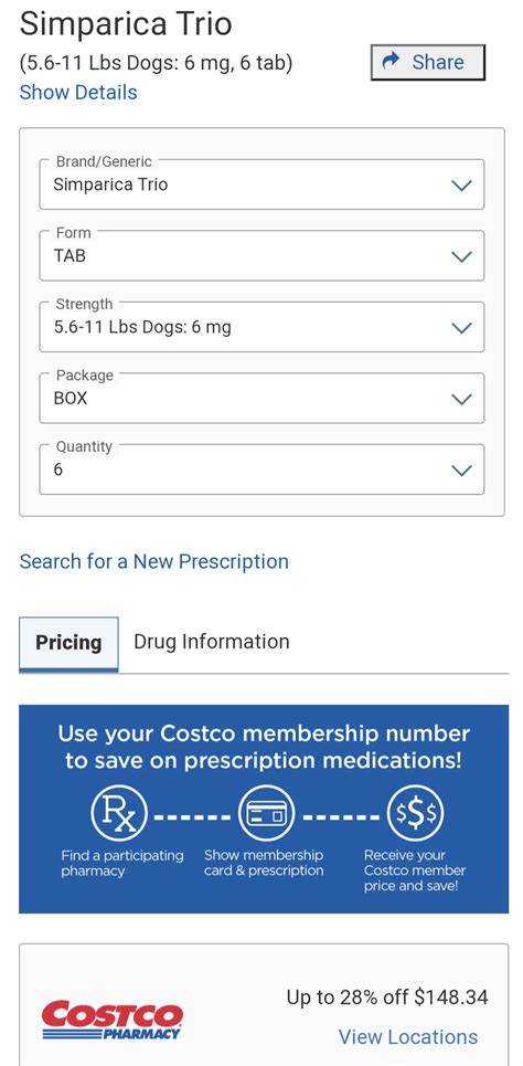 Save On Pet Medications At Costco Pharmacy Written Palette