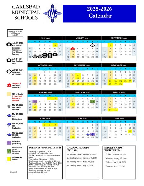 School Calendar 2025 Carlsbad Nm Nicolai V Klausen