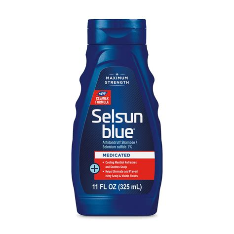 Selsun Blue Selsun Blue 11 Fl Oz Medicated Dandruff Shampoo Maximum