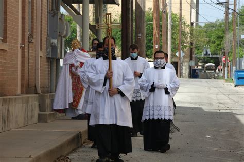 Seminarians Bless Shannon Medical Center 4 19 2020 Diocese Of San