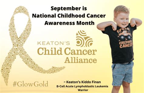 September Is Childhood Cancer Awareness Month Keaton S Child Cancer