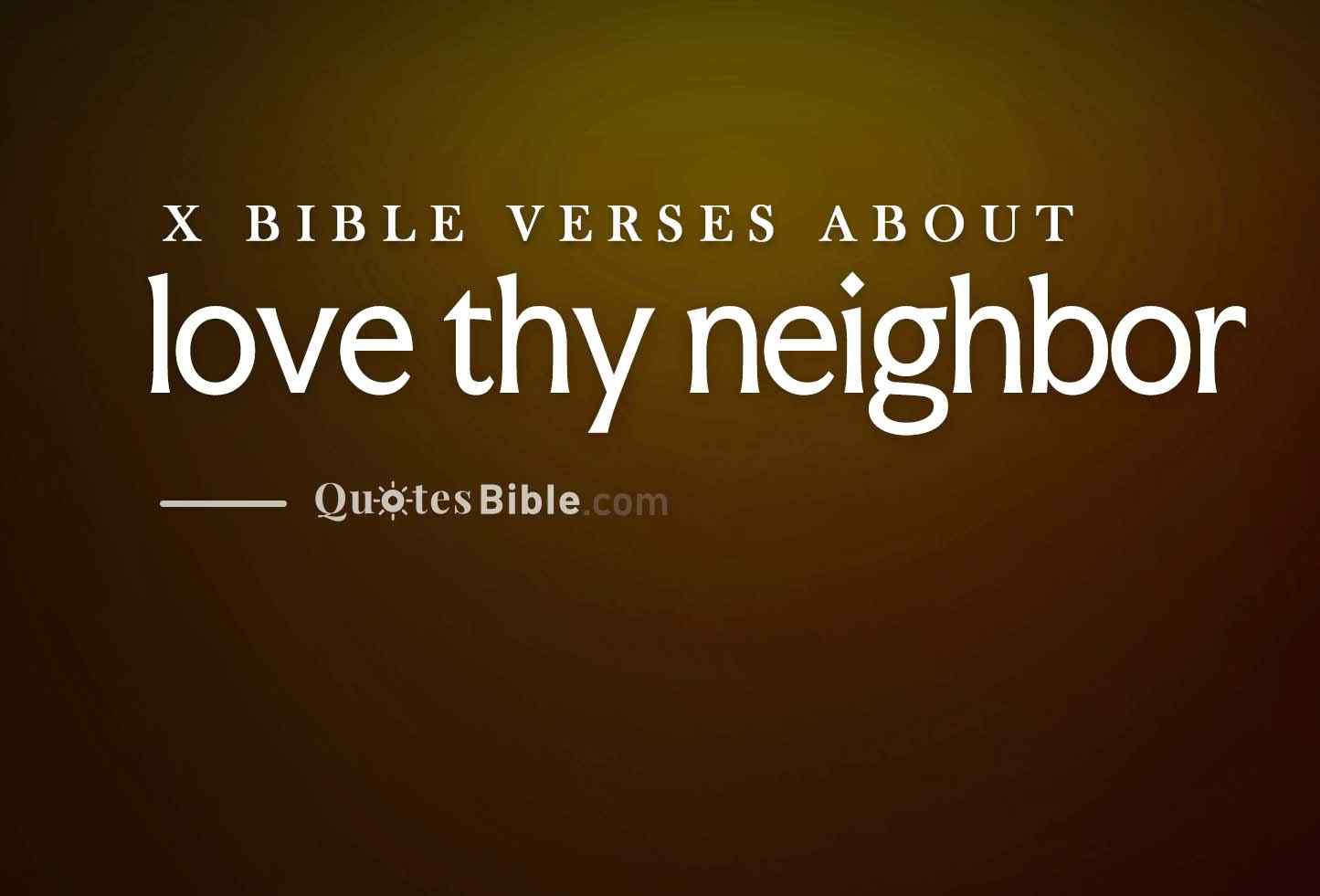 Set Of 4 Love Thy Neighbor Bible Quote Deconstruction Etsy