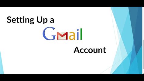 Setting Up A Gmail Account Youtube