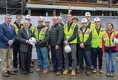Shawmut Design And Construction Celebrates Beam Signing At Bu S 112M