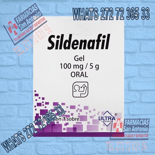 Sildenafil Gel 100Mg 5G Sobre Oral Ultra