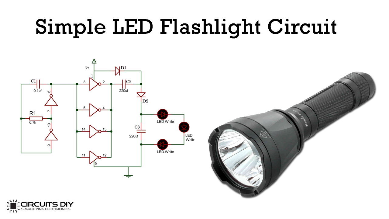 Simple Faraday Flashlight Circuit Diagram And Working Homemade
