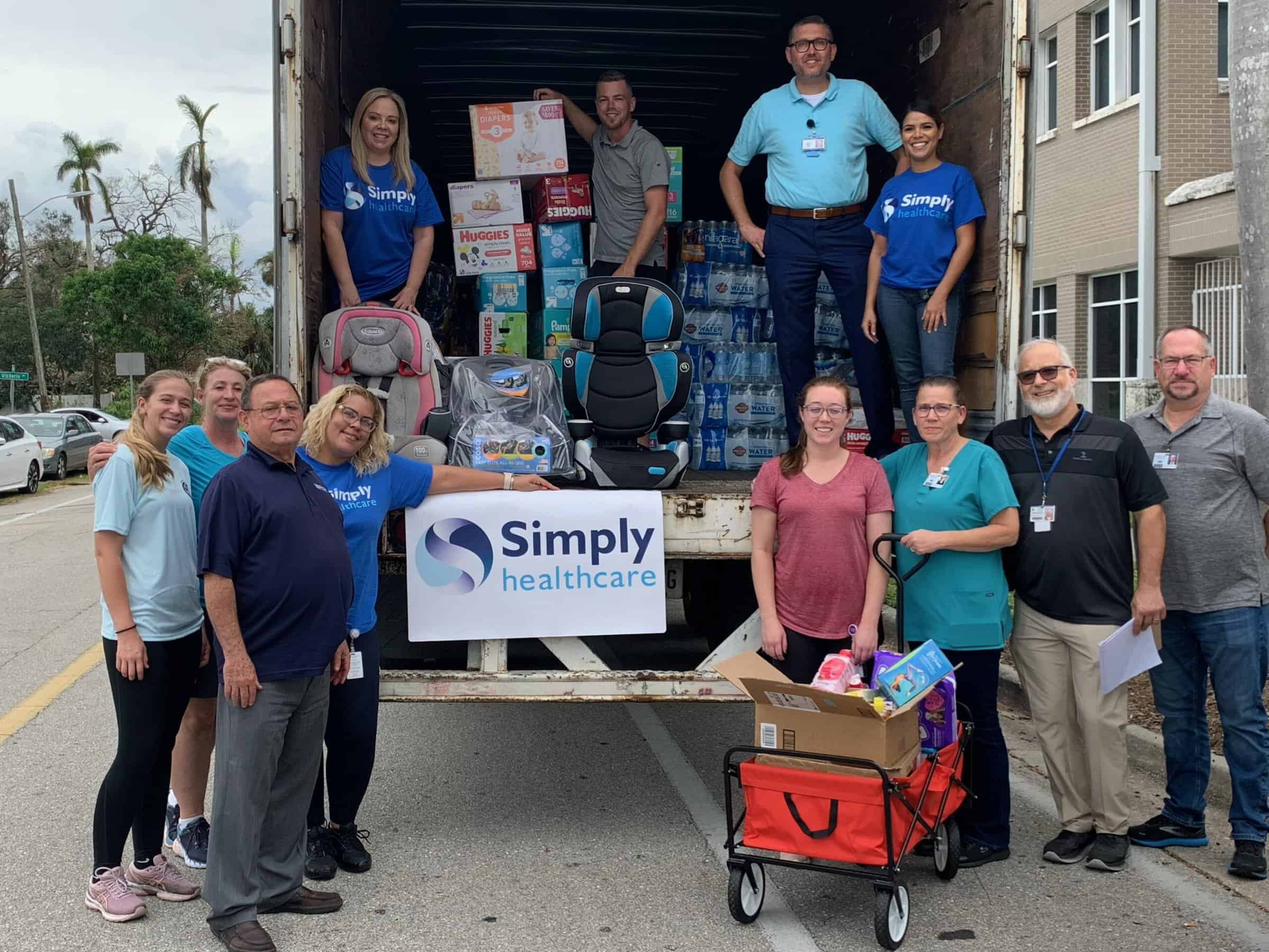 Simply Healthcare Delivers Nearly 20 000 Donated Items For Moms And
