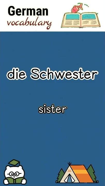Sister in German