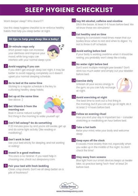 5 Sleep Hygiene Tips