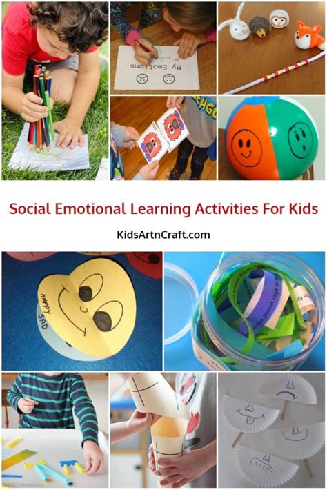 Social Emotional Learning Activities For Kids Kids Art Craft
