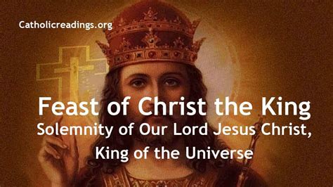Solemnity Of Christ The King