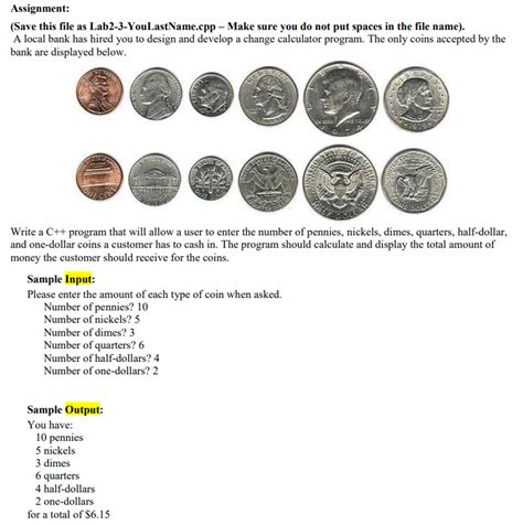 Solved Assignment Save This File As Lab2 3 Youlastname Cpp Chegg Com