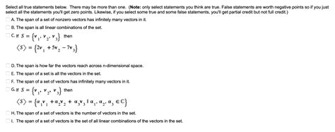 Solved Select All True Statements Below There May Be More Chegg Com
