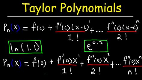 Solved Taylor And Macluarin Polynomials Find The Taylor Polynomial Of