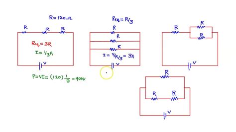 Solved Three 120 Ohm Resistors Are To Be Connected In Four Possible
