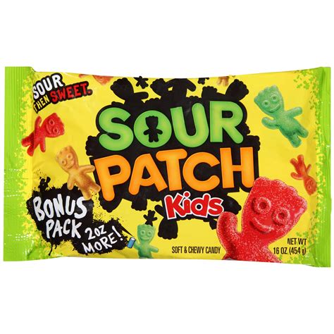 Sour Patch Kids Bonus Pack 2 Oz More 16 Oz Walmart Com Walmart Com