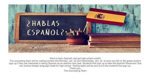 Spanish Placement Test Grantham Academy