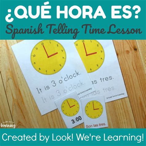 Spanish Telling Time Printable Flashcards How To Tell Vrogue Co