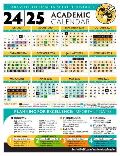 Spring 2025 Academic Calendar