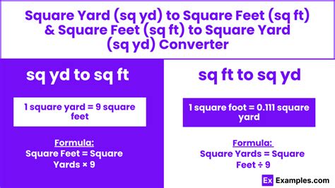 5 Ways Sqft to Sqyd