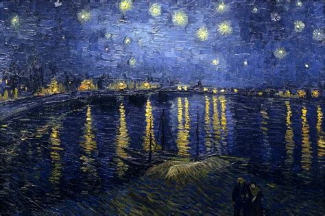 Starry Night Over The Rhone Vincent Van Gogh Paintings