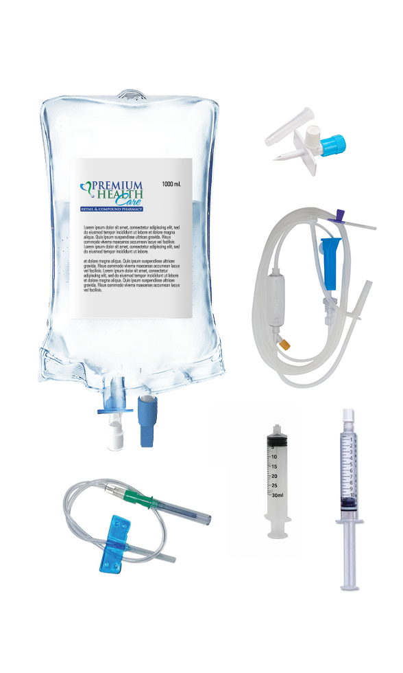 Stock Image Intravenous Iv Bag Containing One Liter 1000 Ml Of 09